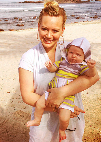 Hilary Duff, le prime vacanze di Luca