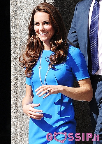 Kate Middleton, glamour turchese