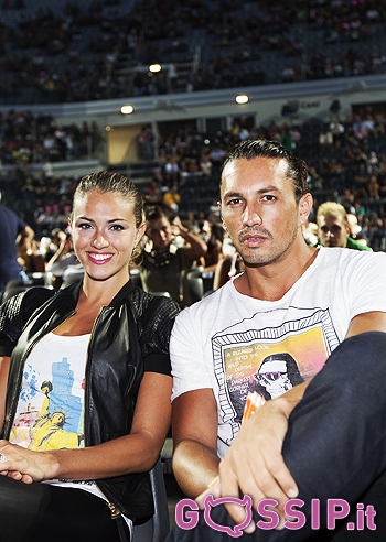 Fuentes e Bruscoli al concerto di D'Alessio Fuentes e Bruscoli al concerto di D'Alessio