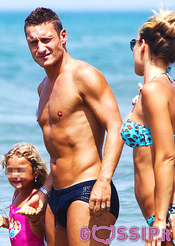 Francesco Totti e Ilary Blasi, weekend in famiglia