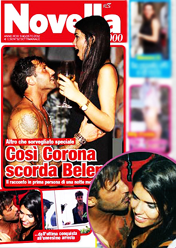 Fabrizio Corona: "Con Belen mi facevo due co.....i così"