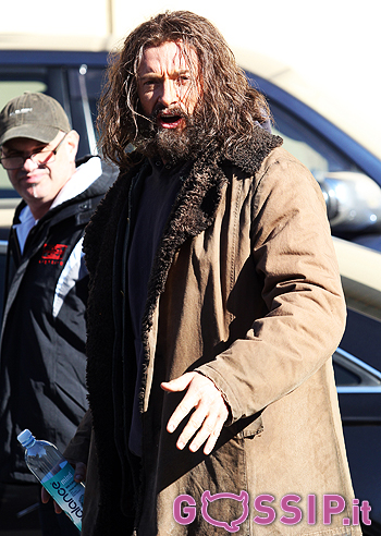 Hugh Jackman in versione clochard: foto