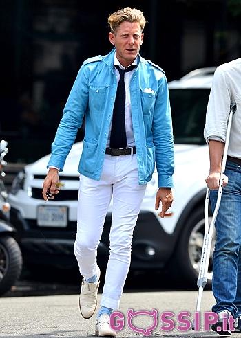 Lapo Elkann single a New York: foto