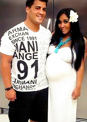 Snooki, mamma in bianco