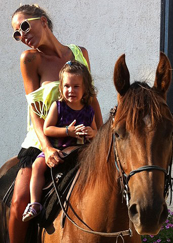 Guendalina Canessa, a cavallo con Chloe