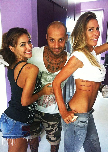 Guendalina Canessa e Melita Toniolo, passione tattoo