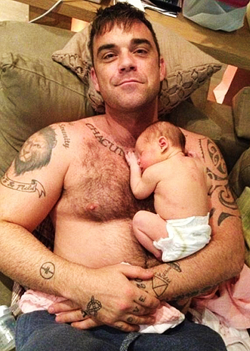 Robbie Williams, ecco Theodora: foto