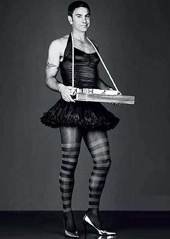 Billy Costacurta vestito da donna: foto