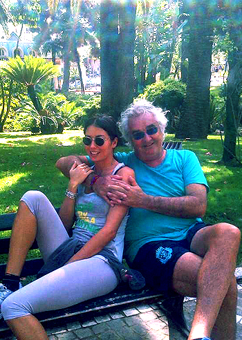 Flavio Briatore, social con Eli e Falco Flavio Briatore, social con Eli e Falco