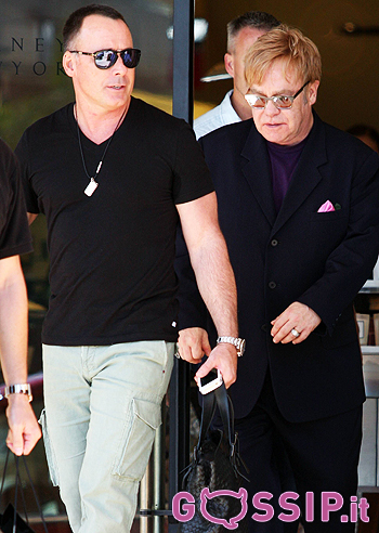 Elton John e David Furnish a Beverly Hills: foto