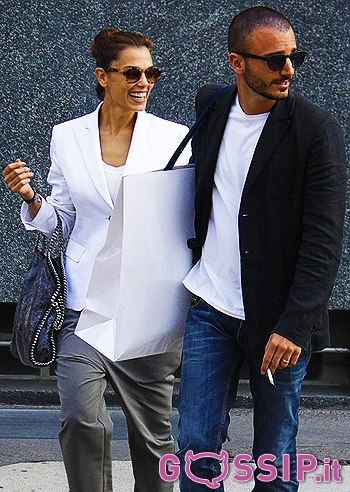 Giorgia Surina e Nicolas Vaporidis innamorati a Milano