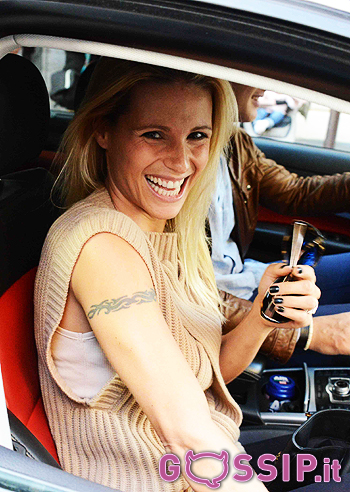 Michelle Hunziker, passione foulard