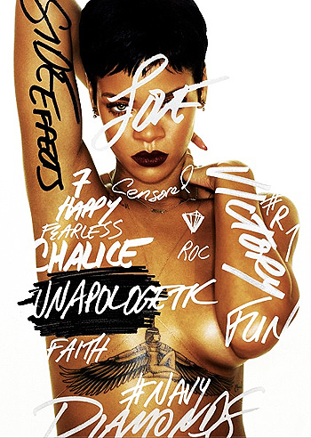 Rihanna in topless sul nuovo album
