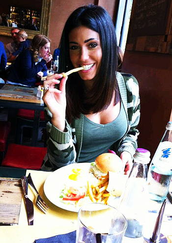 Federica Nargi, mania junk food
