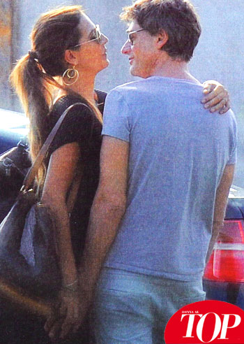 Roberta Morise, ancora tenera con Farnesi