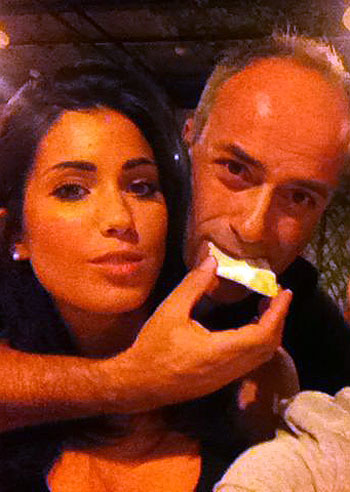 Fede Nargi a Milano con papà: foto