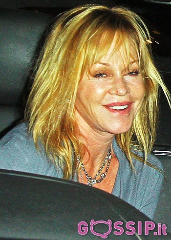 Antonio Banderas e Melanie Griffith, cena romantica: foto
