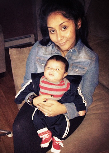 Snooky, mamma senza trucco