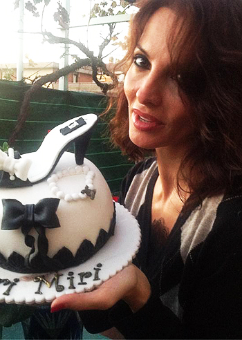 Torta Fashion per i 40 di Miriana Trevisan Torta Fashion per i 40 di Miriana Trevisan