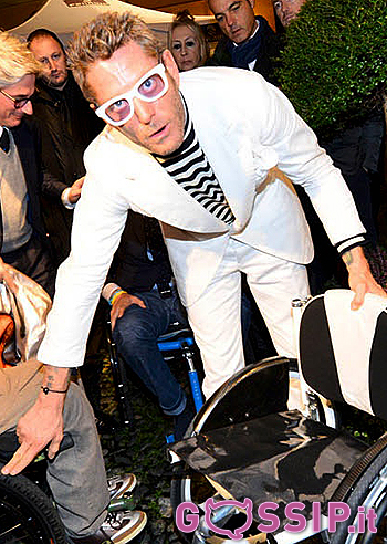 Lapo Elkann in sedia a rotelle Lapo Elkann in sedia a rotelle