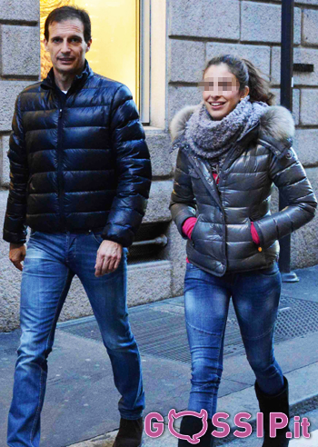 Max Allegri, super shopping con Valentina