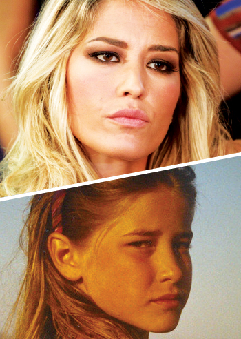 Labbra very original per Elena Santarelli