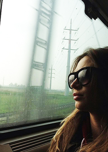 Melissa Satta, weekend romano