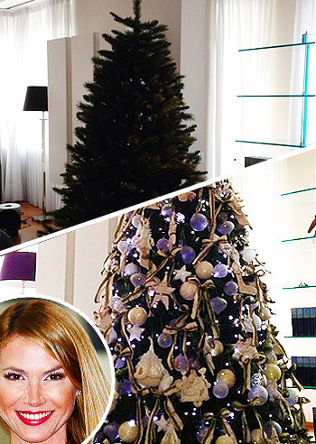 Fede Panicucci già pensa all'albero di Natale Fede Panicucci già pensa all'albero di Natale