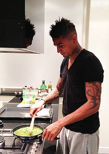 Kevin Prince Boateng, cuoco provetto