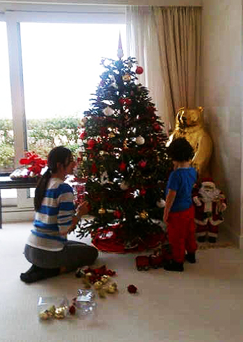 E' già Natale a casa Briatore