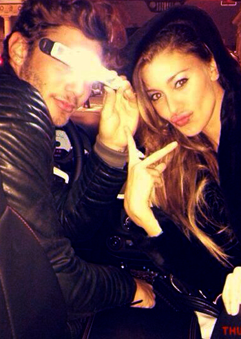 Belen con De Martino nella capitale Belen con De Martino nella capitale