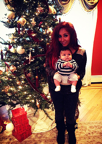 Primo Natale da mamma per Snooki