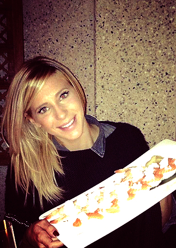 Passione sushi per Giulia Calcaterra