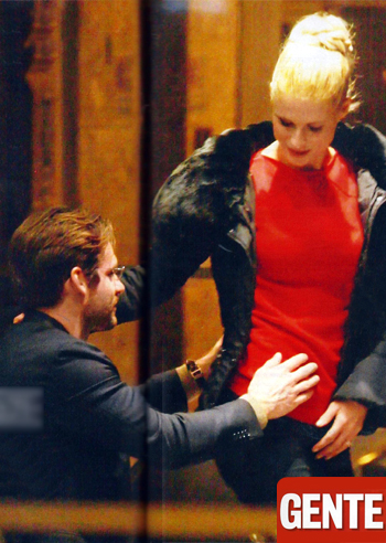 Michelle, Tomaso Trussardi e il suo pancino