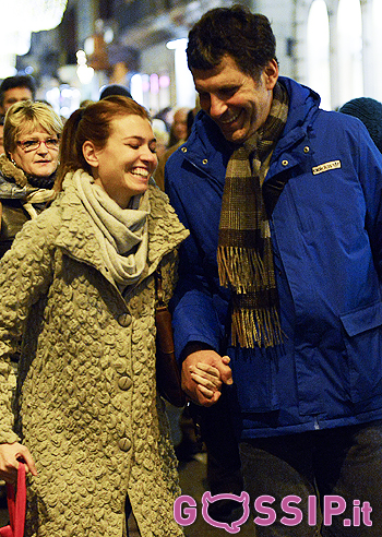 Fabrizio Frizzi, shopping con Carlotta