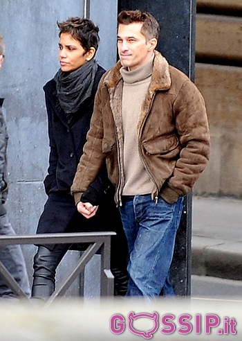 Halle Berry e Olivier Martinez, Natale a Parigi