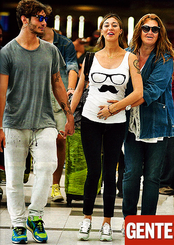 Belen e Stefano, saluti dall'Argentina Belen e Stefano, saluti dall'Argentina