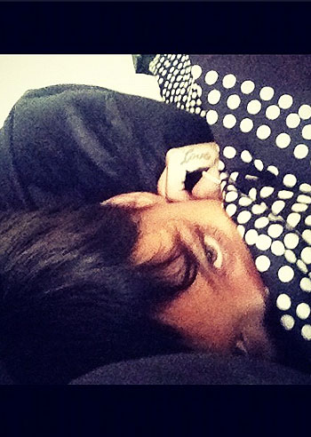 Rihanna su Instagram la mattina di Capodanno