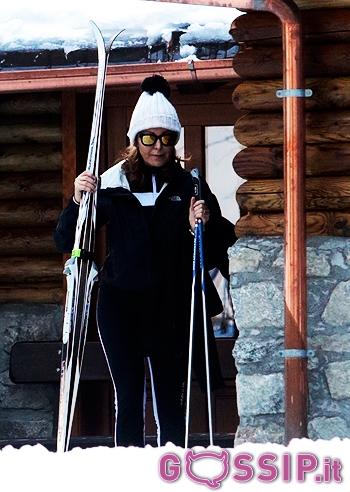 Capodanno a tutto sci per Sallusti e Santanchè: foto