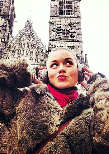 Vacanze in Germania per Alice Bellagamba