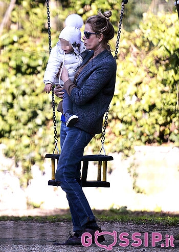 Alessia Marcuzzi, con Mia super mamma