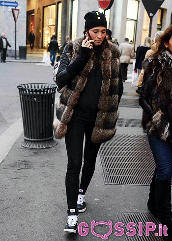 Carolina Marcialis, il pancione cresce