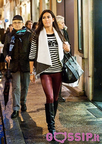 Elisabetta Gregoraci, acquisti romani