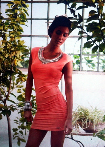 Federica Nargi, modella per Koralline