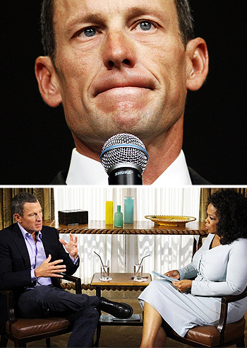 Lance Armstrong in lacrime: la confessione per i figli Lance Armstrong in lacrime: la confessione per i figli