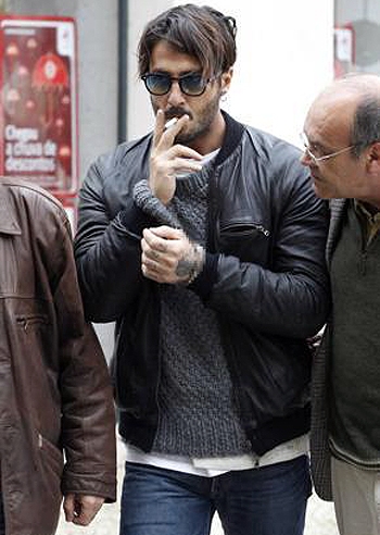 Fabrizio Corona in manette