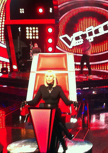 Raffaella Carrà sul trono di "The Voice"