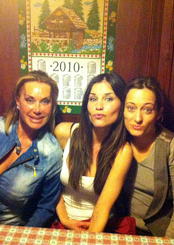 Antonella Mosetti, a cena con le 'bad girl'