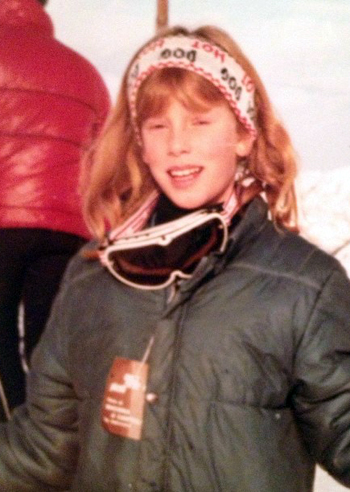 Alessia Marcuzzi a 10 anni