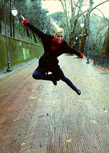 A Michelle scappa di saltare